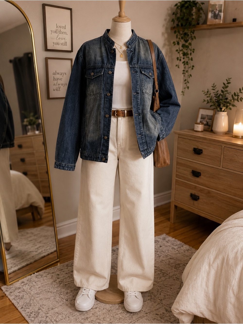 Classic Women’s Blue Denim Jacket -